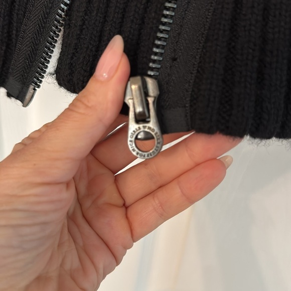 Like New Juicy Couture Wool Cropped Moto Jacket - Picture 9 of 10